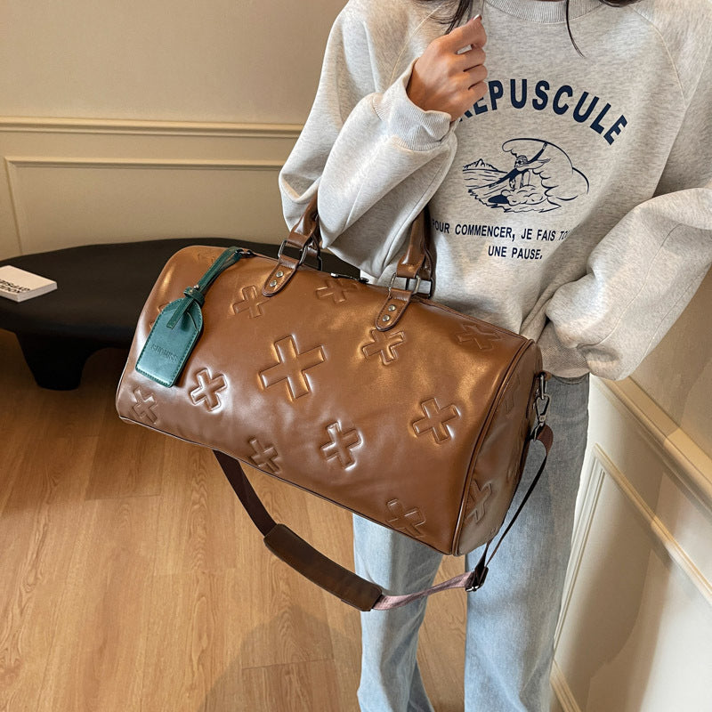 Premium Leder Reise Duffel Tasche Brehn