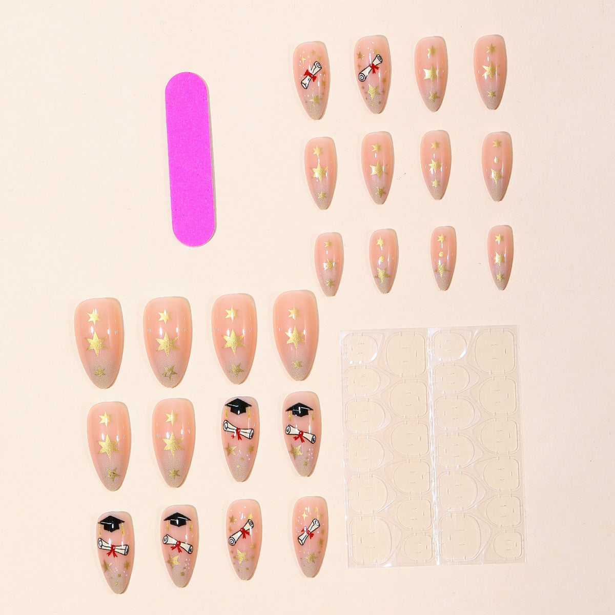 Absolventenfeier Nagelkunst Set Brehn