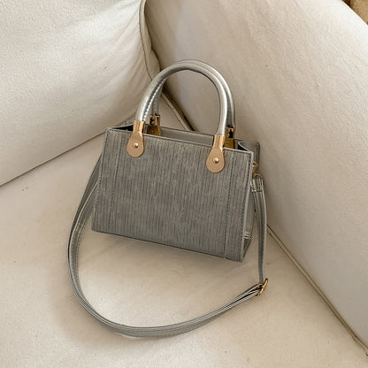 Elegante Texturierte Handtasche Schultertasche