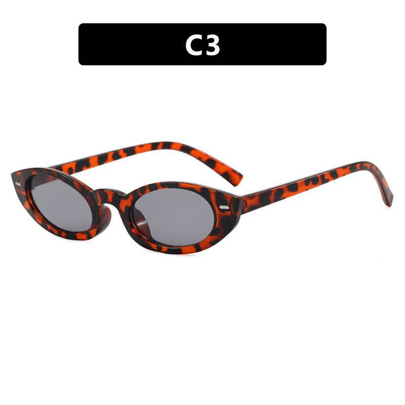 Damen Cat-Eye Sonnenbrille mit modernem transparentem Rahmen Brehn