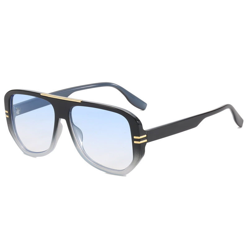 Damen Oversize-Sonnenbrille mit Designer-Rahmen Brehn