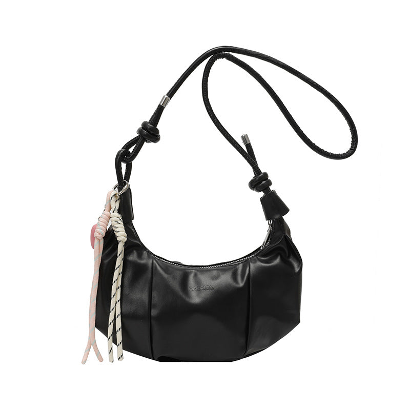 Stylische Falten Schultertasche Brehn