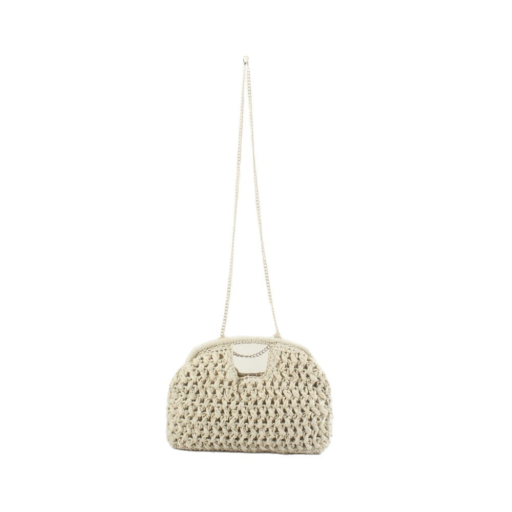 Feine Handtasche mit Metallischer Kette Brehn