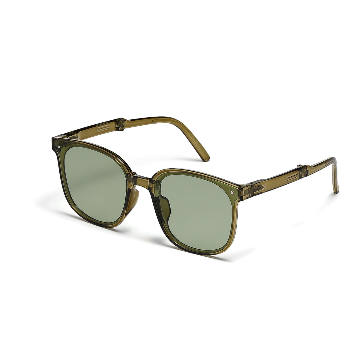 Damen quadratische Sonnenbrille mit innovativem Kunststoffrahmen und polarisierten Gläsern Brehn