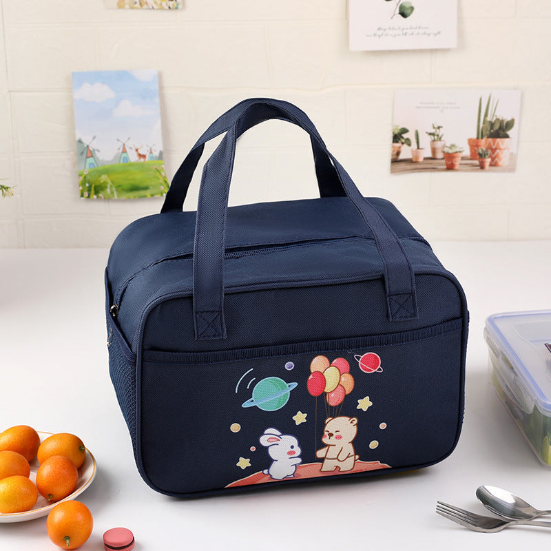 Süße Bären-Motiv isolierte Lunch Tasche Brehn