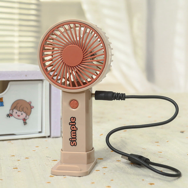 Damen Tragbarer Handventilator mit wiederaufladbarem USB-Anschluss und leichtgewichtiger Bauweise Brehn