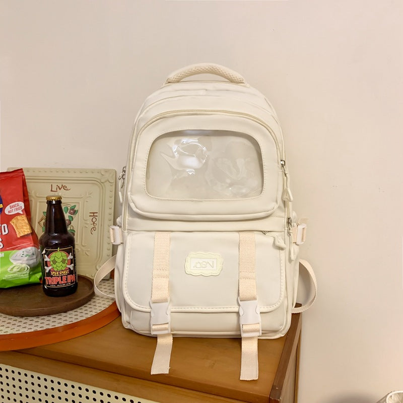 Multifunktionaler transparenter Schulrucksack
