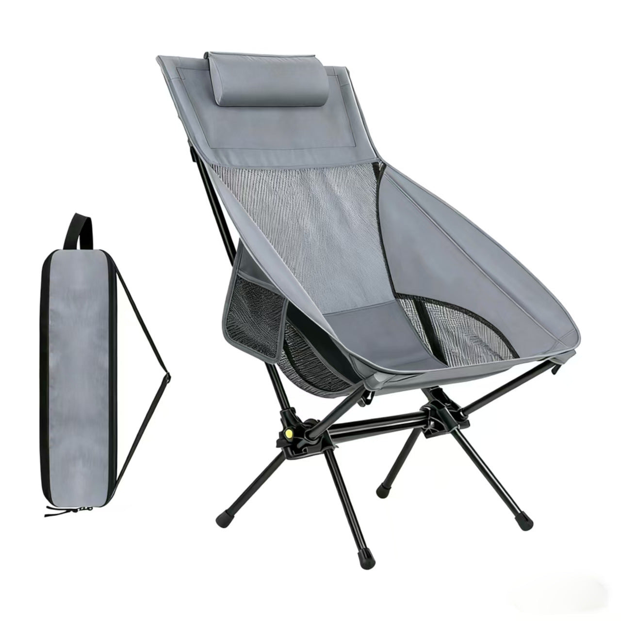 Damen Ergonomischer Campingstuhl mit Netzbespannung Brehn
