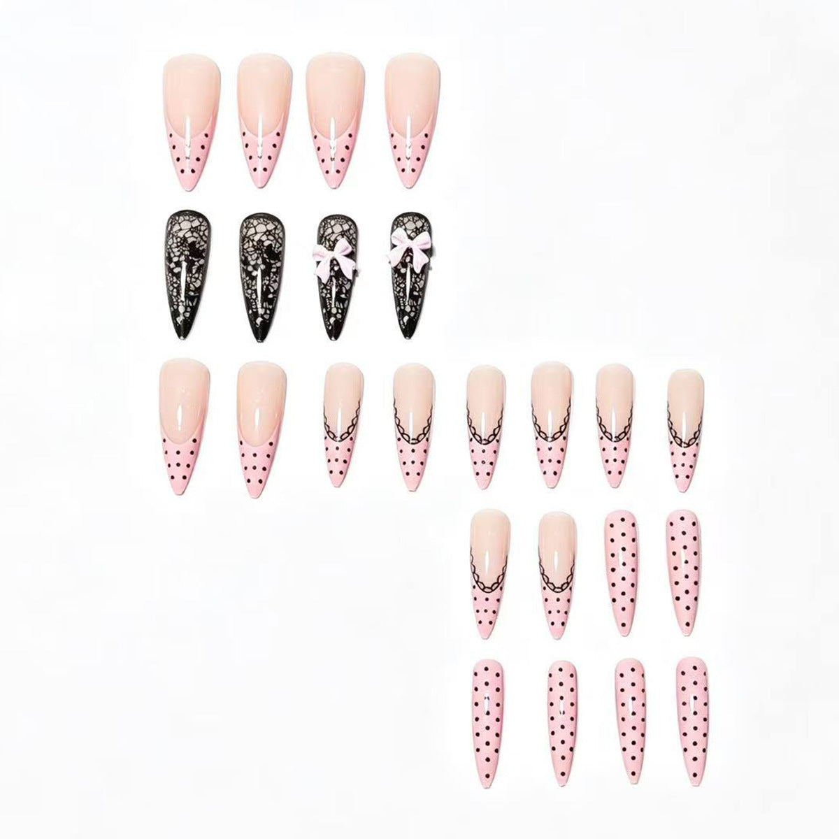 Chic Elegante Druck auf Nagelspitzen Brehn