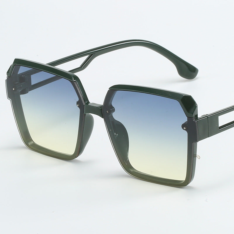 Damen modische quadratische Sonnenbrille mit filigranem Design Brehn
