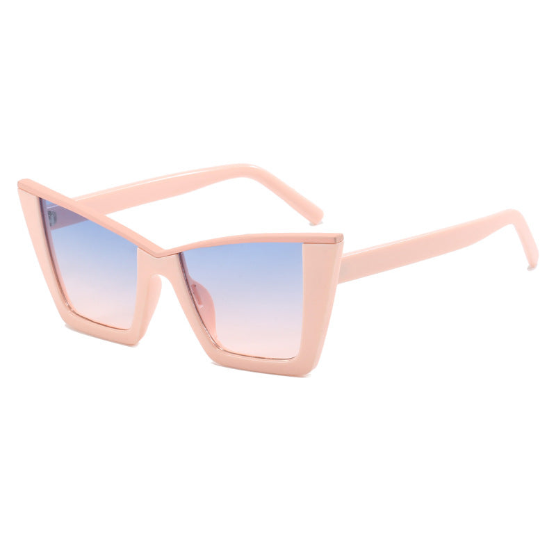 Damen quadratische Sonnenbrille mit goldenen Details Brehn