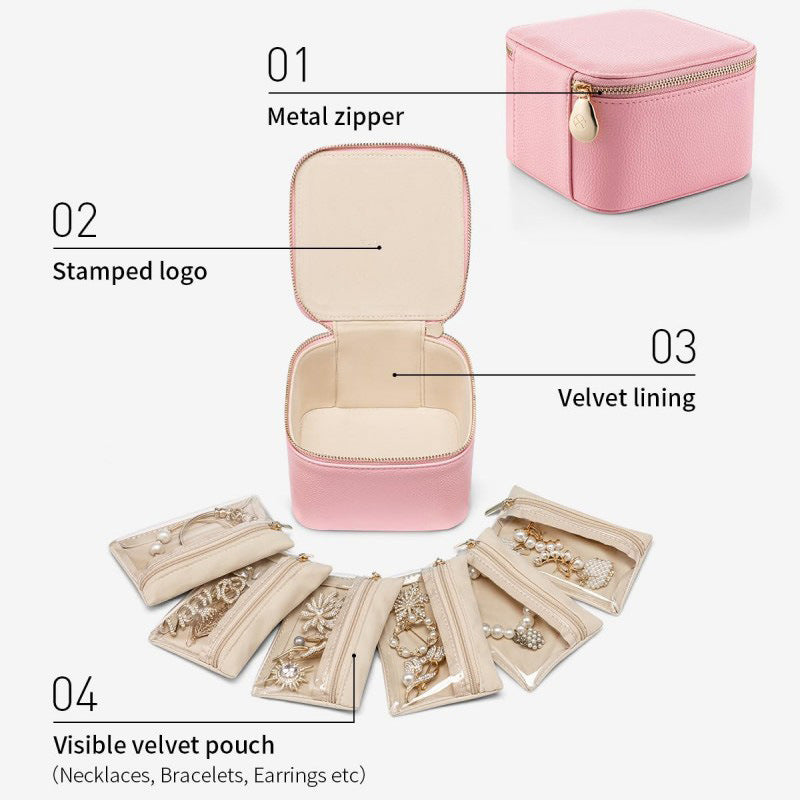 Kosmetik-Organizer Handtasche mit Transparenten Fächern Brehn