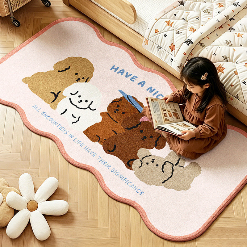 Kinderfreundlicher Spieltier-Design-Teppich Brehn