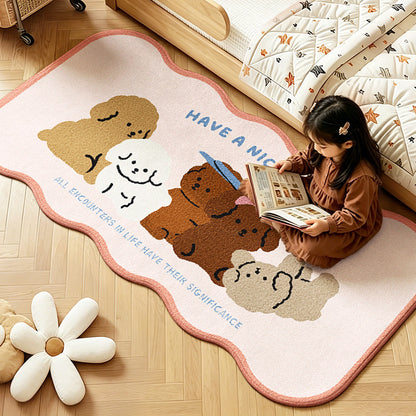 Kinderfreundlicher Spieltier-Design-Teppich Brehn