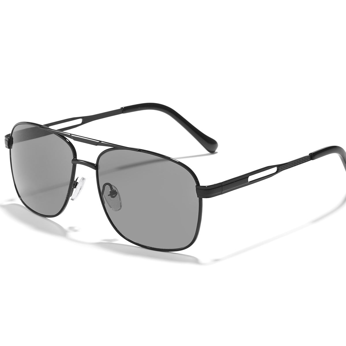 Damen elegante Oversized-Sonnenbrille mit farbverlaufenden Gläsern Brehn