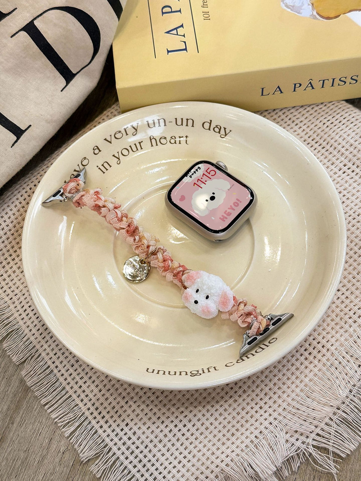 Süßer Plüschhund Charm Armband Brehn