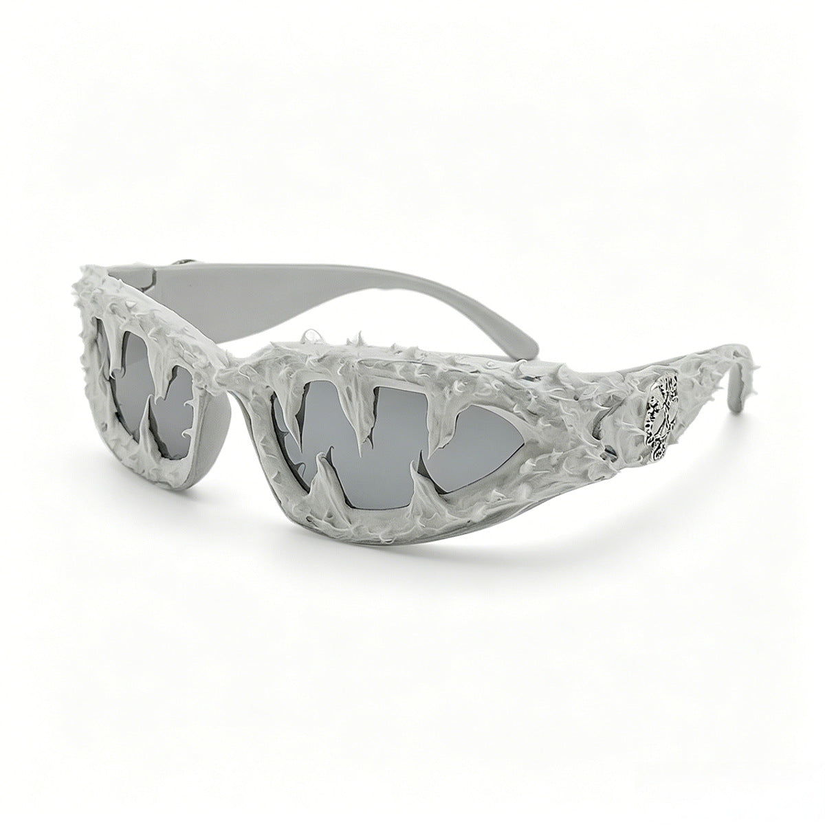 Damen kreative Fashion-Sonnenbrille mit einzigartigen Spikes und skull-Design Brehn