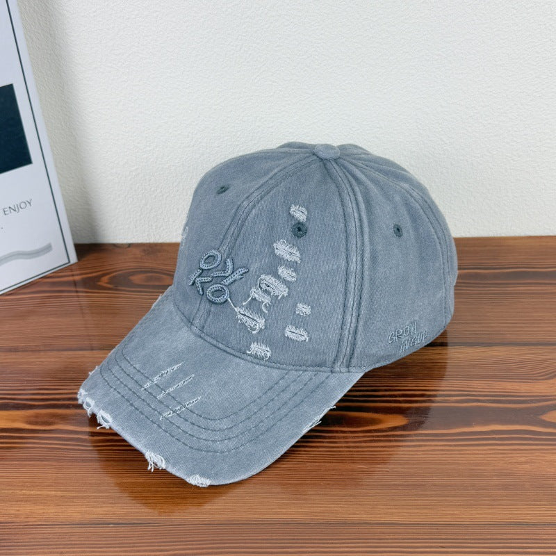 Herren Zerrissene Freizeit Baseballmütze Brehn 1784270844