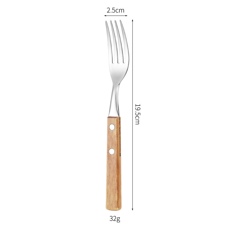 Dessertlöffel mit Ergonomischem Holzgriff Brehn