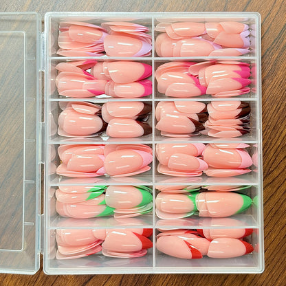 Weiche Gel falsche Nagelspitzen Set Brehn