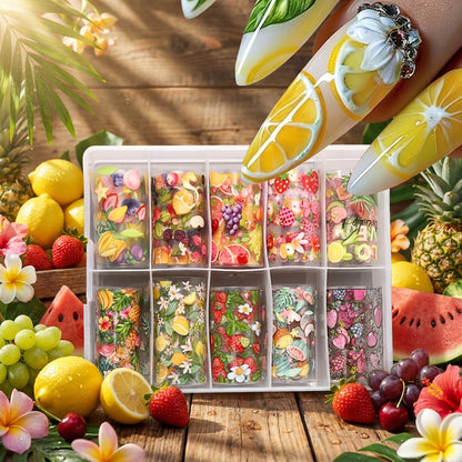 Frucht-Themen-Nagelkunst-Dekorationsset
