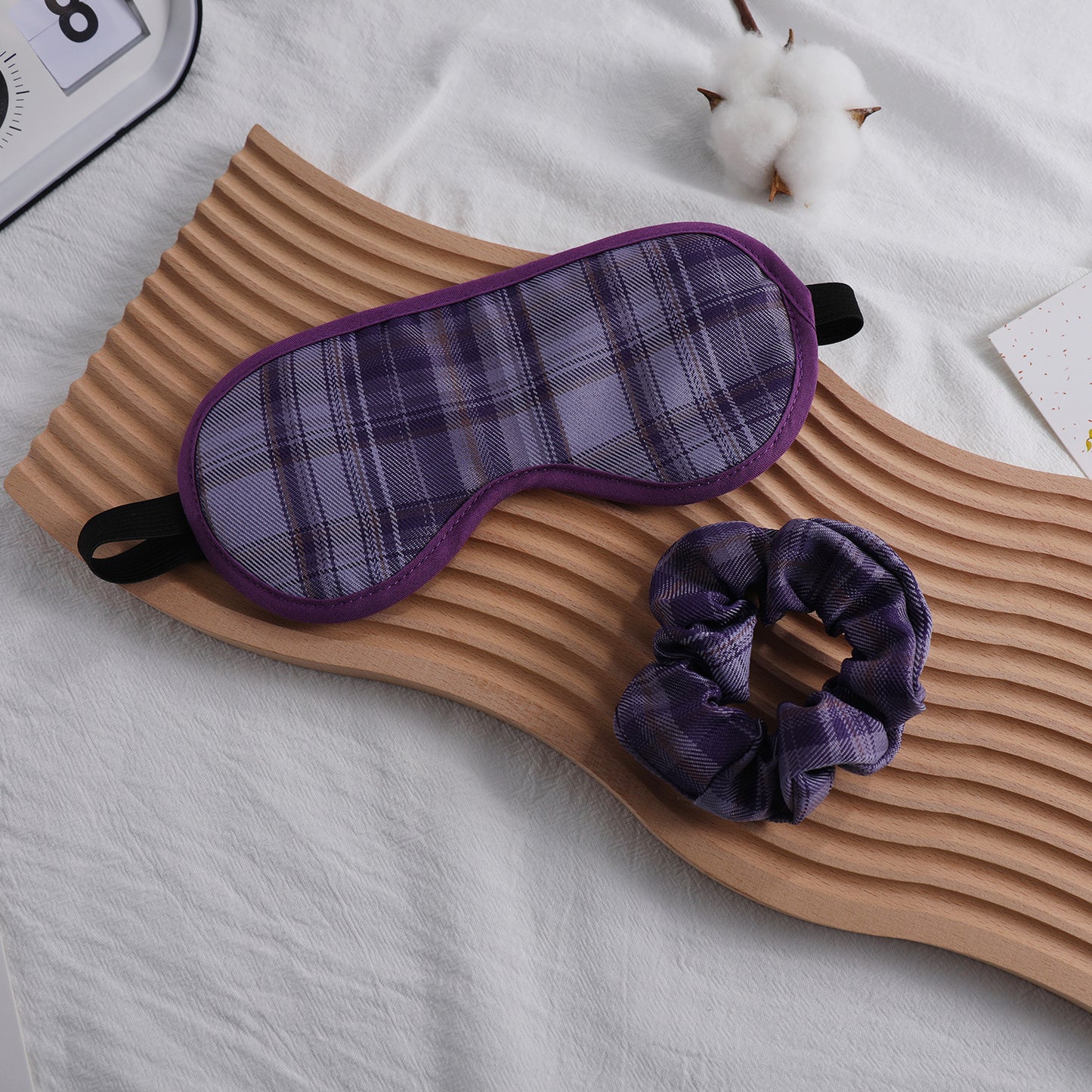Unisex nan weich gepolsterte Schlafmaske mit verstellbarem Elastikband Brehn
