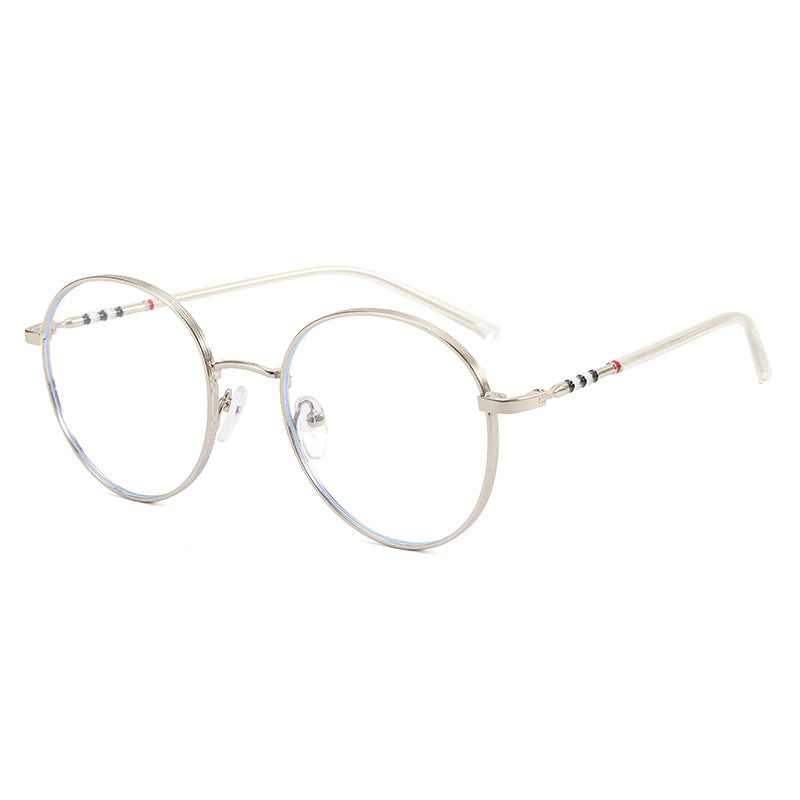 Damen modische runde Sonnenbrille mit elegantem Metallrahmen Brehn