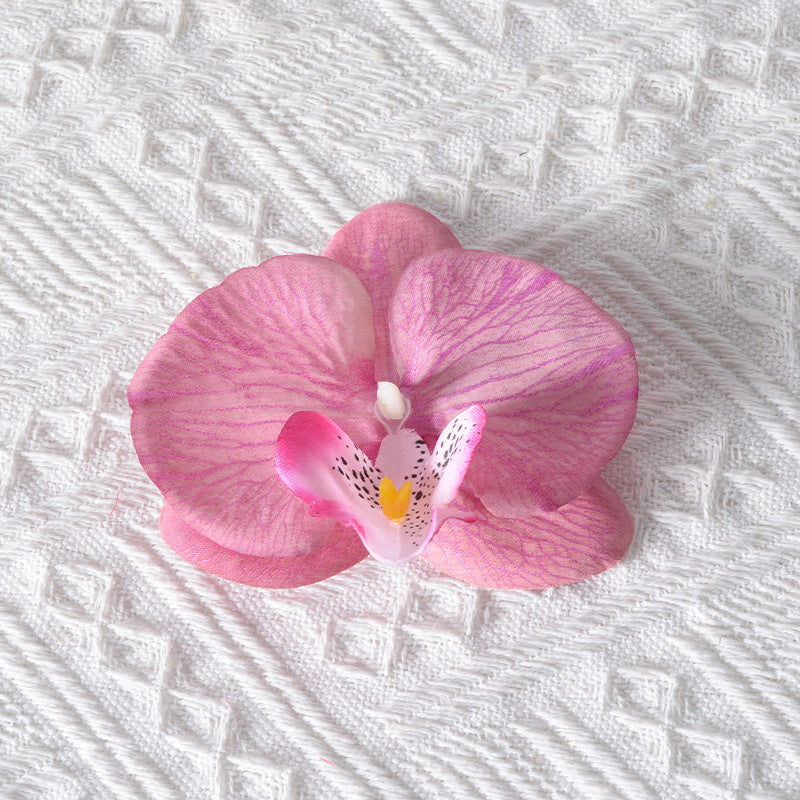 Elegante künstliche Orchideen-Haarspange