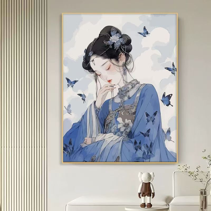 Elegante Schmetterling-Themen Leinwandkunst Druck Brehn