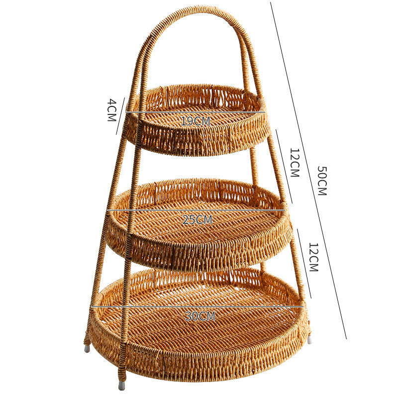 Handgefertigter Rattan Aufbewahrungskorb Brehn