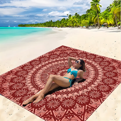 Mandala Design Strandmatte Brehn