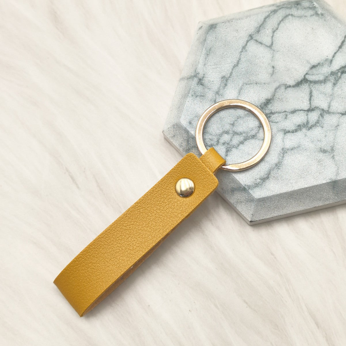 Unisex Schlüsselbund mit elegantem Kunstlederdesign Brehn