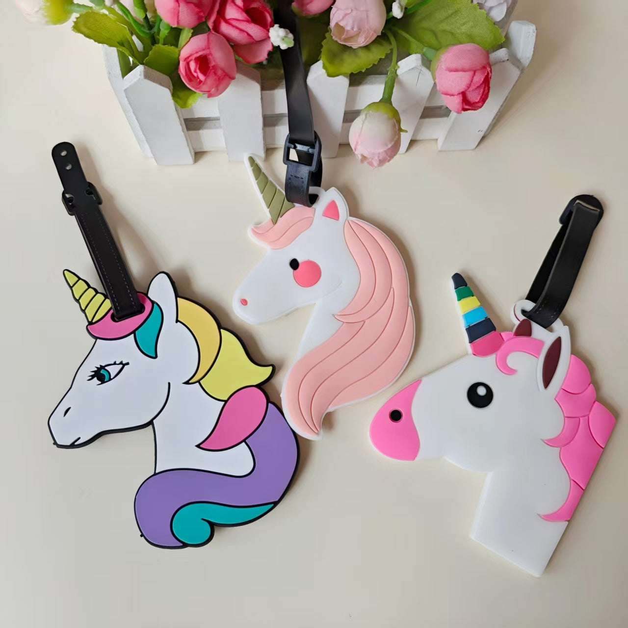 Unisex Gepäckanhänger im verspielten Einhorn-Design Brehn
