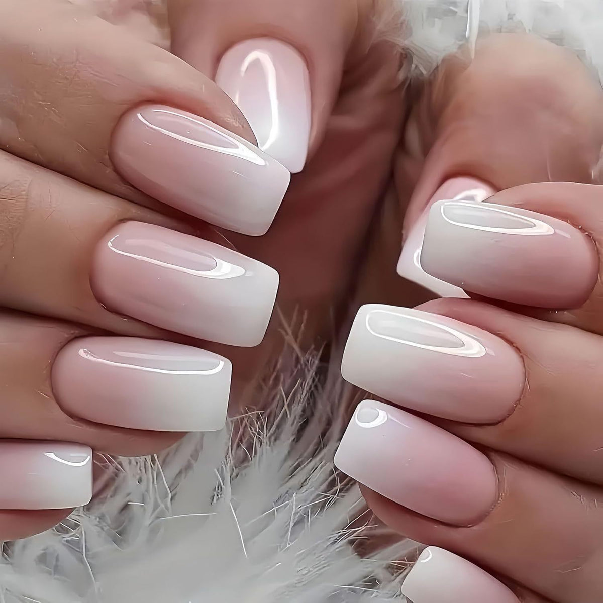 Elegante Press-On Nagelspitzen Set