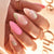 Premium Künstlerische Press-On Nagelset mit Eleganten Floral Designs Brehn