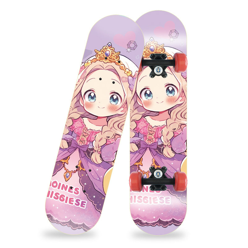 Cartoon-inspirierte Mini-Skateboard Brehn