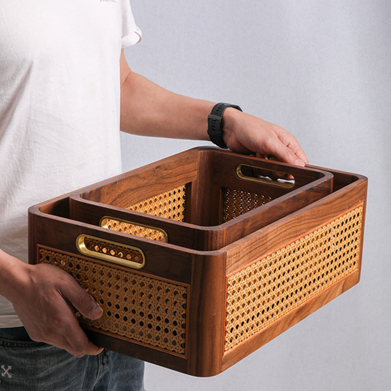 Artisan handgewebte Lagerkiste Brehn