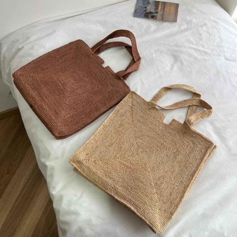 Handgefertigte Stroh-Tasche mit Stilvollem Design Brehn