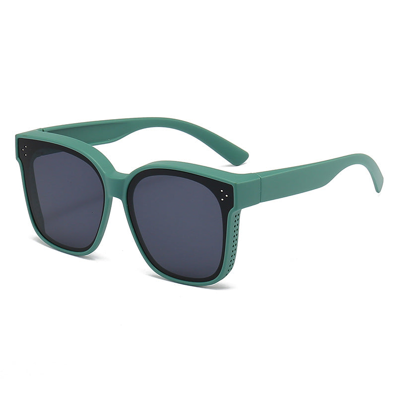 Damen modische quadratische Sonnenbrille mit innovativem Lüftungssystem Brehn