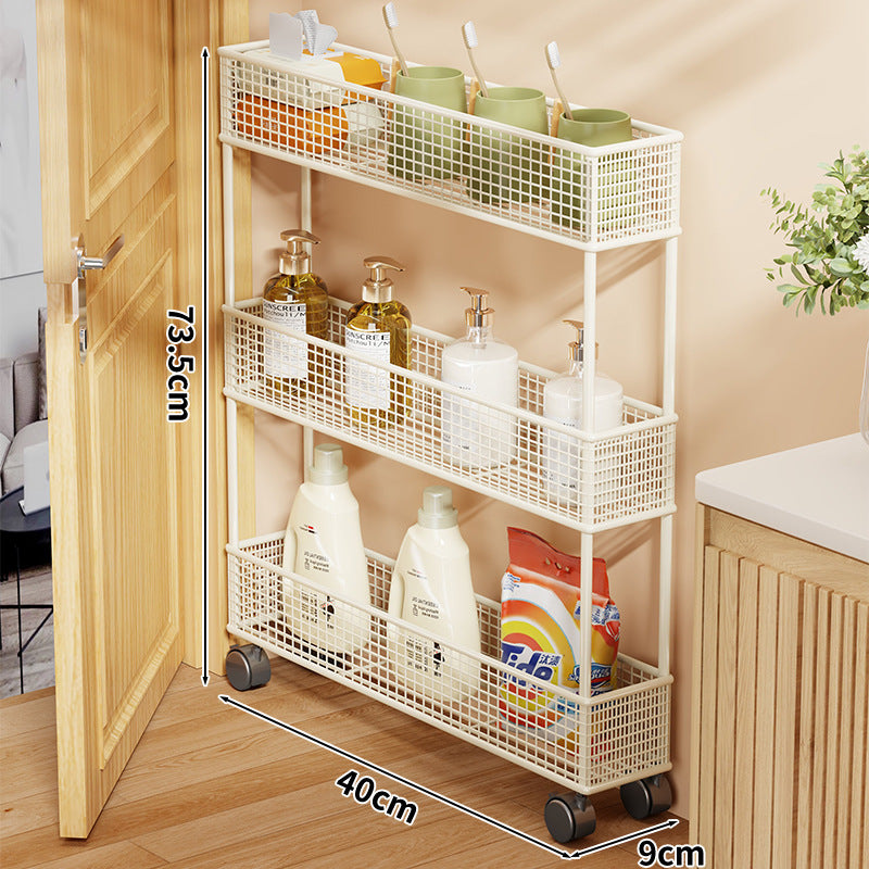 Slim Tür-Three-Tier Drahtgitter Aufbewahrungsorganisator