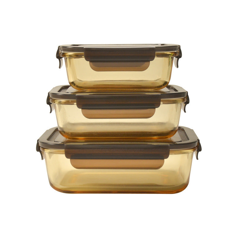 Damen luftdichte Aufbewahrungsboxen-Set aus Glas Brehn