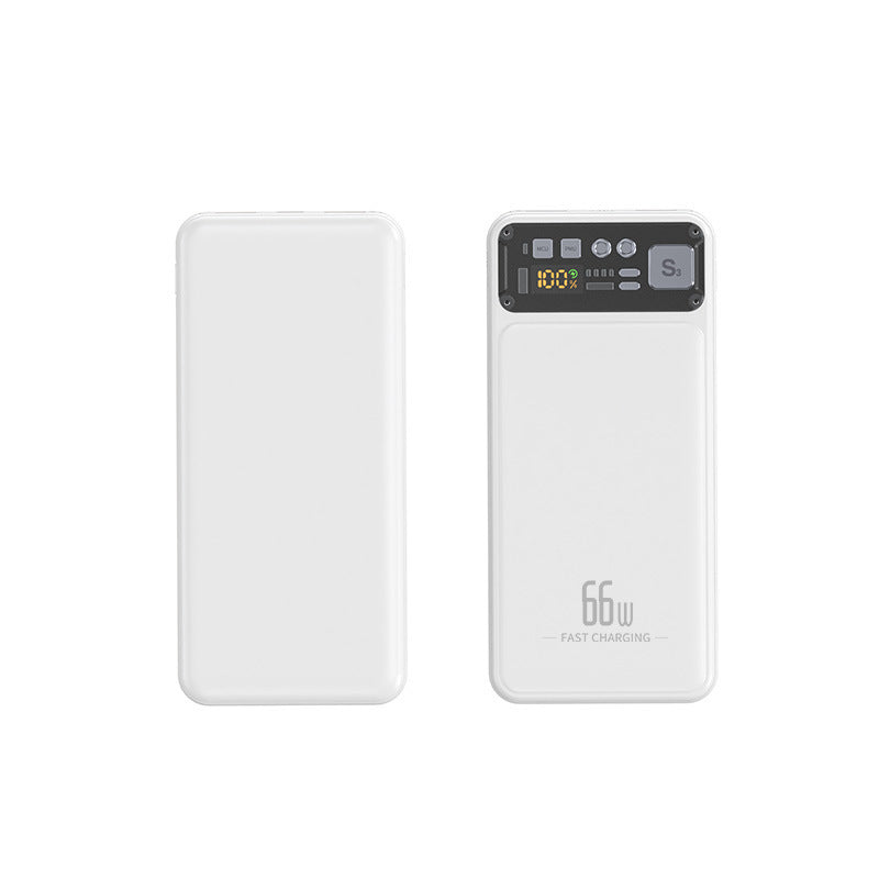 Powerbank mit Integriertem Kabelsystem und Digitaler Ladeanzeige Brehn