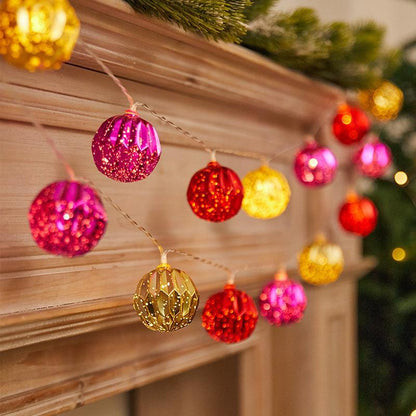 Farbige LED Weihnachtslichterkette Brehn