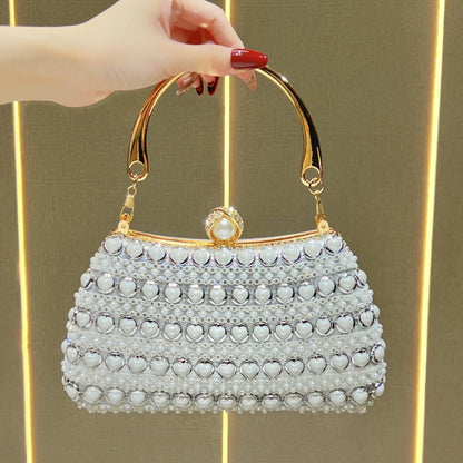 Dekorative Herz-Applikation Abendhandtasche