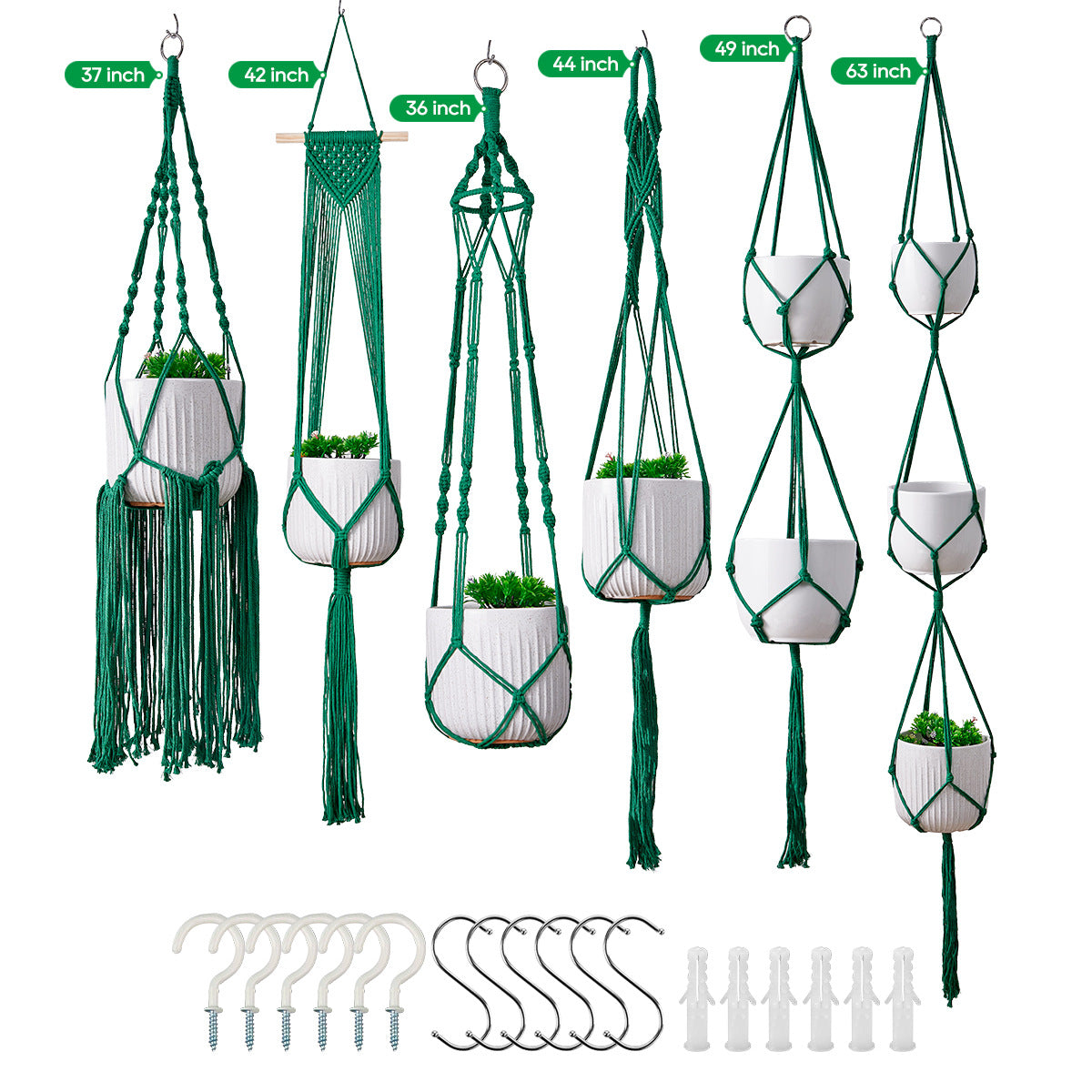 Macramé Pflanze Hänger Set