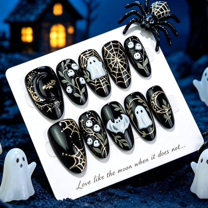 Halloween-Themen Dekorative Press-On Nagelset 1790738553