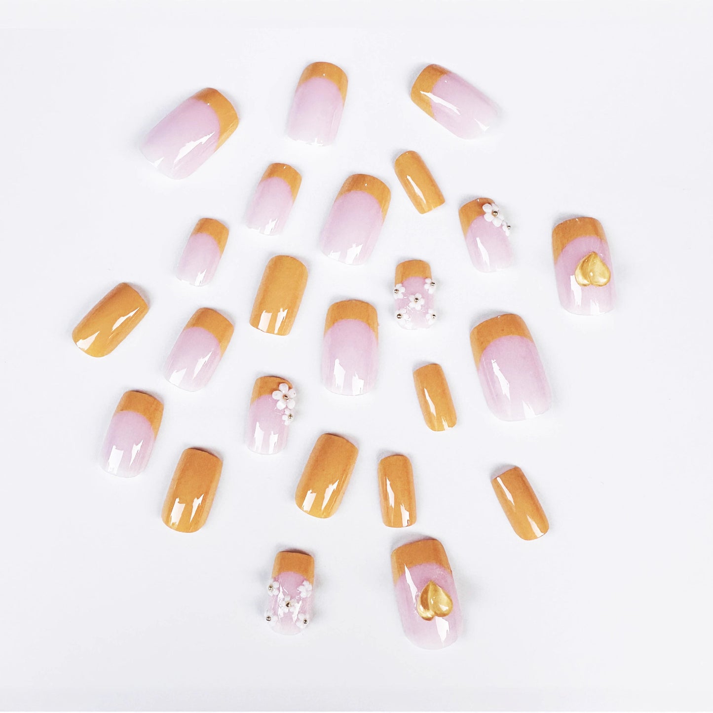Floral Acryl Nagelspitzen Brehn