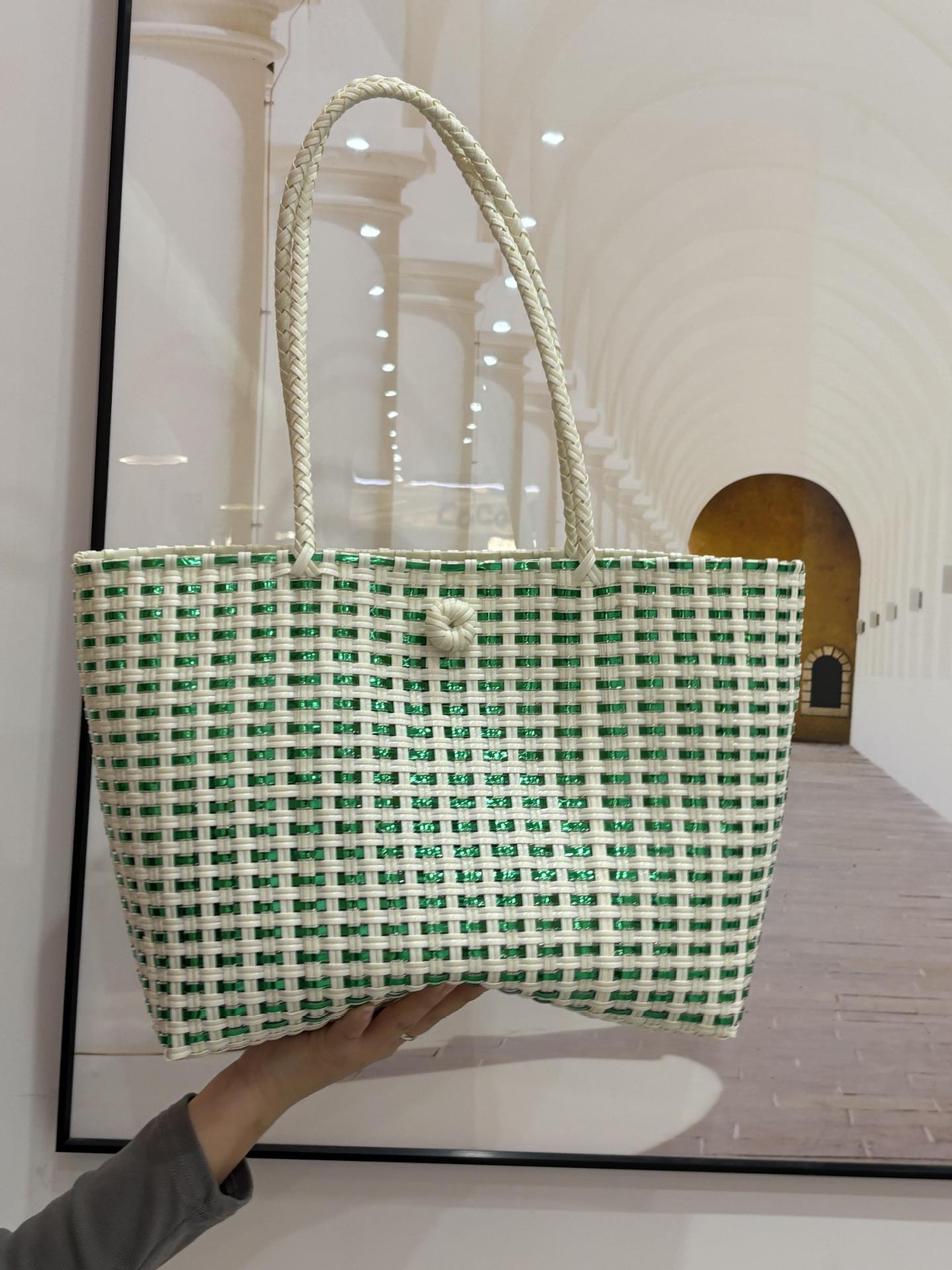 Handgewebte Einkaufs- und Strandtasche Brehn
