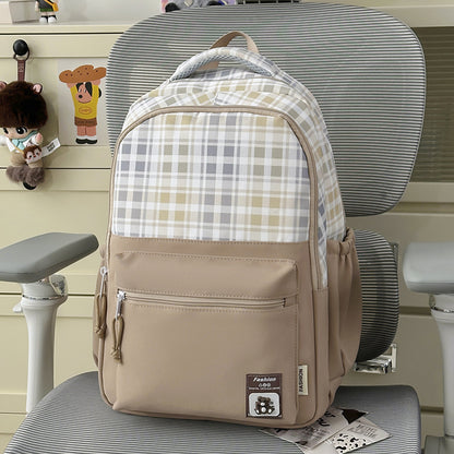 Stylischer Karo-Design-Rucksack Brehn