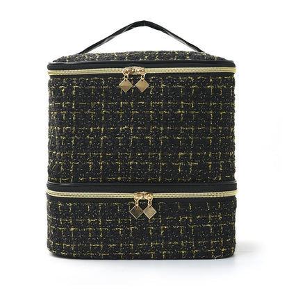 Kosmetik-Organizer-Tasche mit Elegantem Gewebe Brehn